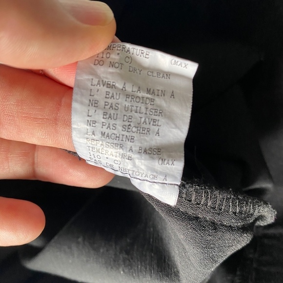 Moffi Women's Black Pull On Stretchy Capri‎ Pants with Lace Accents Size XXL - Picture 7 of 11